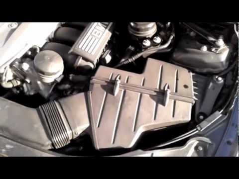 Как заменить воздушный фильтр двигателя на BMW 330i
