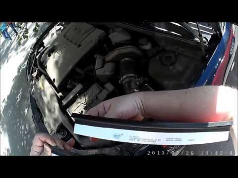 Как поменять фильтр двигателя на Nissan Teana