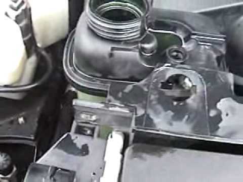 Как снять датчик температуры жидкости на BMW E36