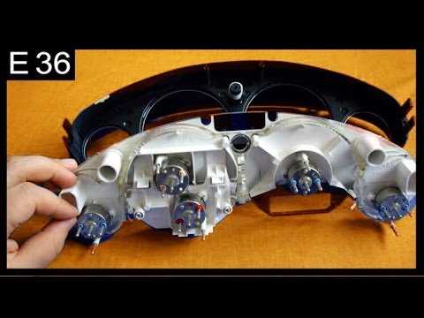 Как отремонтировать приборную панель на BMW E36