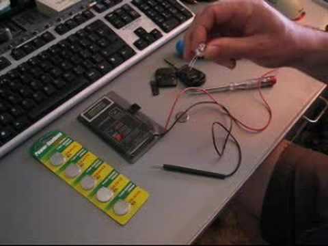 Как заменить батарейку в ключе зажигания на BMW E39