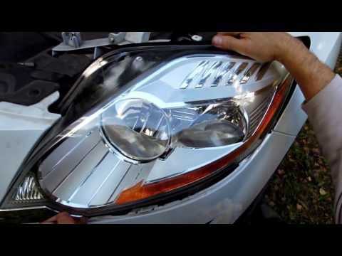 Как заменить лампу ближнего света на Ford Kuga