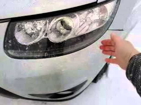 Как снять передний бампер на Hyundai Santa Fe