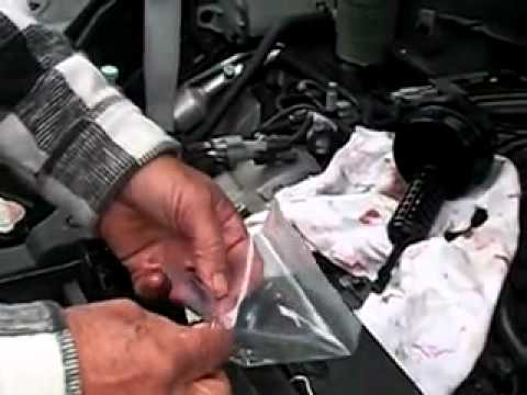 Как заменить масло в двигателе на Hyundai Santa FE