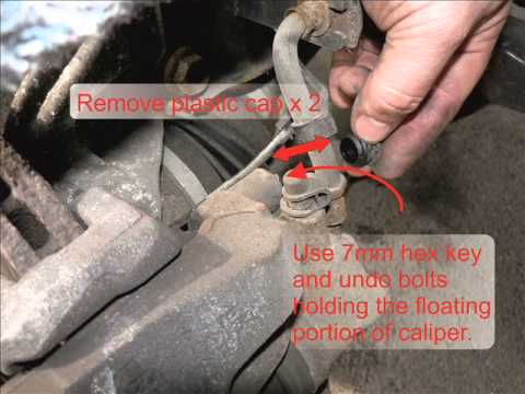 Как заменить тормозные колодки на Opel Vectra C