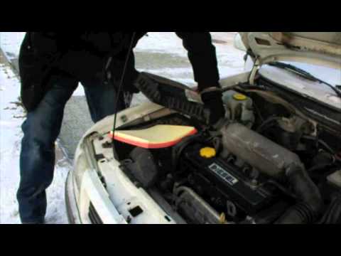 Как заменить воздушный фильтр двигателя на Opel Astra F