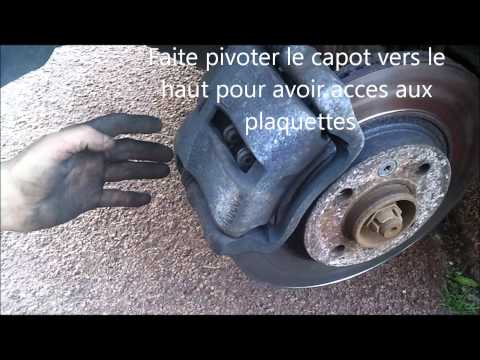 Как заменить передние тормозные колодки на Renault Clio