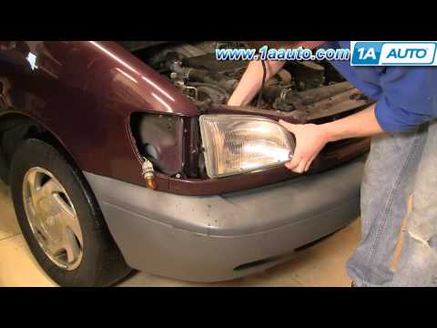 Как снять переднюю фару на Toyota Sienna 98-03