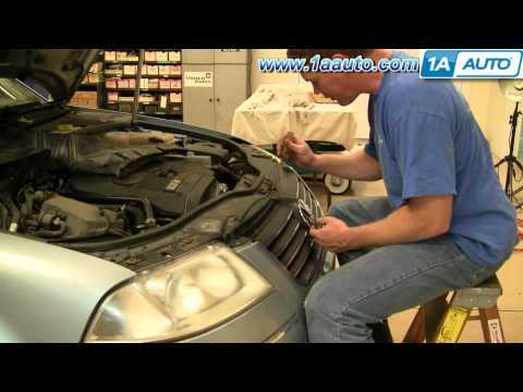 Как снять передние фары на Volkswagen Passat 02-05