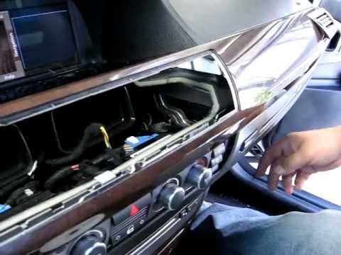 Как снять магнитолу на BMW 750i