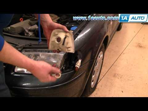 Как заменить лампу поворотника на Volkswagen Passat B5