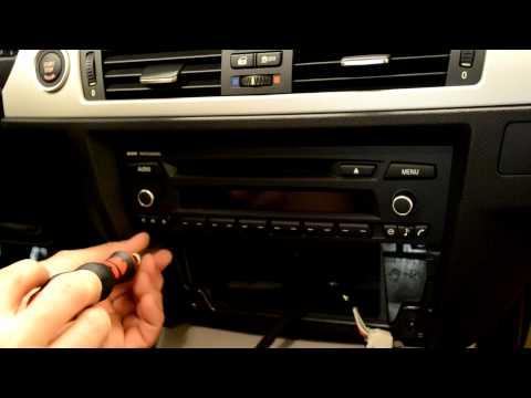 Как снять магнитолу на BMW E90