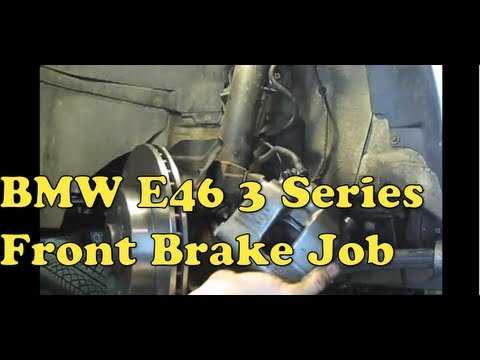 Как заменить передние тормозные колодки на BMW E36 и E46