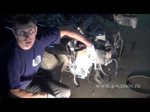 Как снять бочек стеклоомывателя на Волга Сайбер