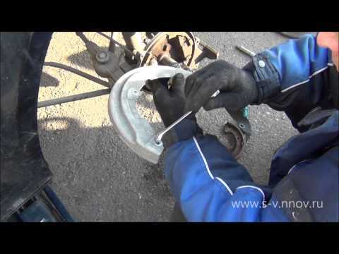 Как разобрать заднюю подвеску на Волга Сайбер