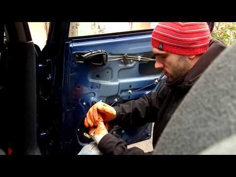 Как снять фиксатор задней двери на Chevrolet Lanos