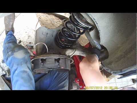 Как заменить заднюю пружину подвески на Ford Sierra