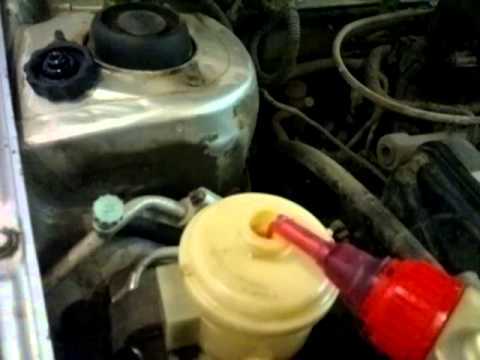 Как заменить масло гидроусилителя руля на Hyundai Accent