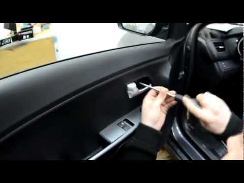 Как снять обшивку двери на Kia Rio 3