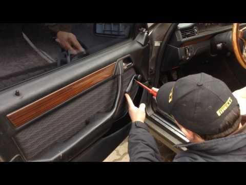 Как снять обшивку двери на Mercedes Benz W124