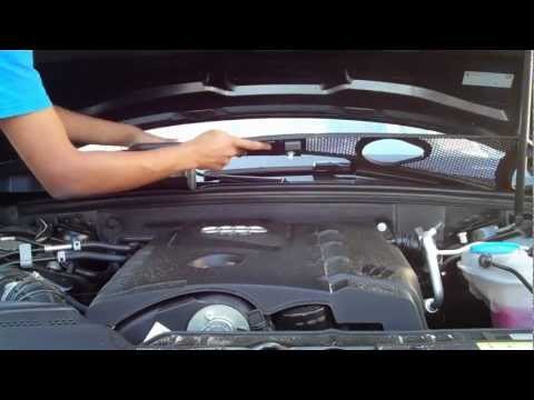 Как протянуть провод из салона под капот в Audi A4