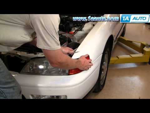 Как снять передний бампер на Honda Accord 94-97