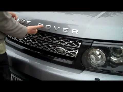 Как снять решетку радиатора на Range Rover