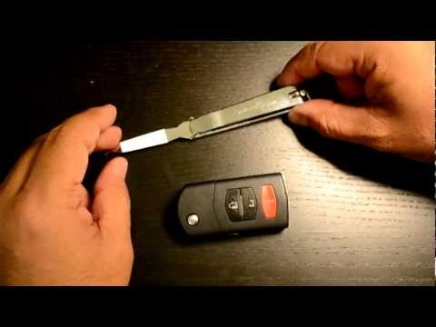 Как поменять батарейку в ключе зажигания на Mazda 6