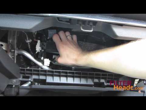 Как поменять фильтр салона на Mazda 6 Sport 2009