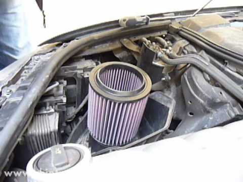 Как поменять воздушный фильтр двигателя на Audi A8