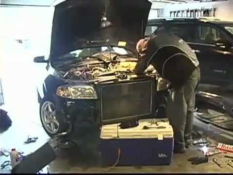 Audi A4 B5 2001 замена ремня ГРМ на двигателе 1.8T