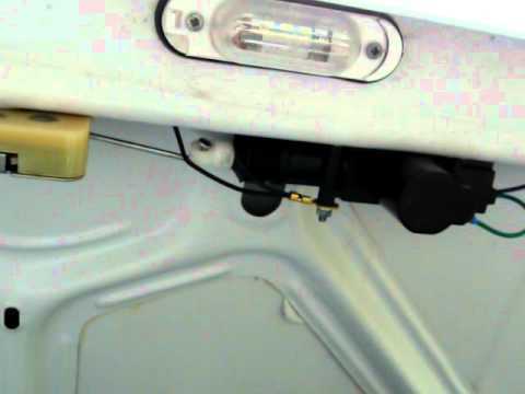 Как сделать электрический замок багажника на Ваз 2107